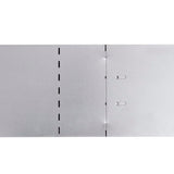 ZNTS Set of 15 Flexible Lawn Fence Galvanised Steel 100 x 14 cm 271783