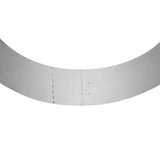 ZNTS Set of 15 Flexible Lawn Fence Galvanised Steel 100 x 14 cm 271783