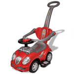 ZNTS Red Children's Ride-on Car with Push Bar 10072