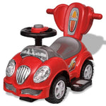 ZNTS Red Children's Ride-on Car with Push Bar 10072