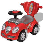 ZNTS Red Children's Ride-on Car with Push Bar 10072