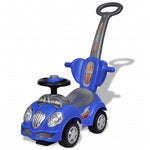 ZNTS Blue Children's Ride-on Car with Push Bar 10073