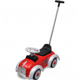 ZNTS Red Retro Children's Ride-on Car with Push bar 10078
