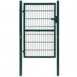 ZNTS 2D Fence Gate Green 106 x 190 cm 141750