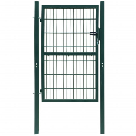 ZNTS 2D Fence Gate Green 106 x 190 cm 141750