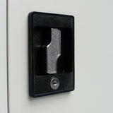ZNTS Office Cabinet with 2 Doors Grey 90 cm Steel 20114