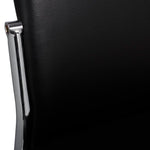 ZNTS Dining Chairs 6 pcs Black Faux Leather 271892