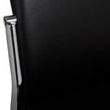 ZNTS Dining Chairs 6 pcs Black Faux Leather 271892