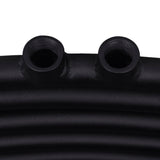 ZNTS Bathroom Heating Towel Rail Radiator Curve 500x764 mm Black 141913