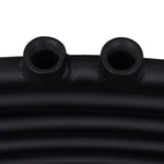 ZNTS Black Bathroom Central Heating Towel Rail Radiator Curve 500x1160mm 141915