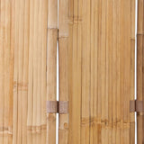 ZNTS 3-Panel Bamboo Room Divider 242487