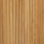 ZNTS 3-Panel Bamboo Room Divider 242487