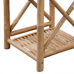 ZNTS 5-Tier Square Bamboo Shelf 242493