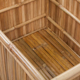 ZNTS Storage Boxes 3 pcs Bamboo 242495