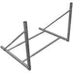 ZNTS Tyre Rack Silver Steel 210353