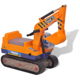 ZNTS Ride-on Excavator Plastic Yellow 100089