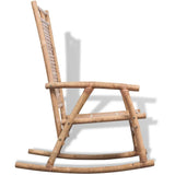 ZNTS Rocking Chair Bamboo 41894