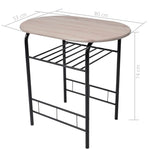 ZNTS Breakfast Bar Set MDF 243001