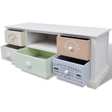 ZNTS French TV Cabinet Wood 242879