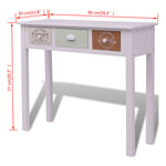 ZNTS French Console Table Wood 242880