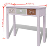 ZNTS French Console Table Wood 242880