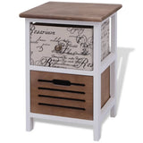ZNTS Bedside Cabinet Wood 242882