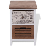ZNTS Bedside Cabinet Wood 242882