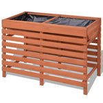 ZNTS Planter 100x50x71 cm Wood 42349