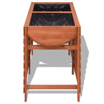 ZNTS Planter 100x50x71 cm Wood 42349