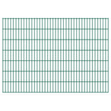 ZNTS 2D Garden Fence Panel 2.008x1.43 m Green 142039