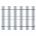 ZNTS 2D Garden Fence Panel 2.008x1.43 m Grey 142055