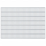 ZNTS 2D Garden Fence Panel 2.008x1.43 m Grey 142055