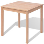 ZNTS Five Piece Dining Set Pinewood 242958