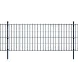 ZNTS 2D Garden Fence Panels & Posts 2008x830 mm 22 m Grey 272544