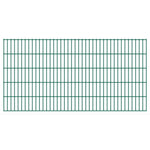 ZNTS 2D Garden Fence Panel & Posts 2008x1030 mm 2 m Green 272584