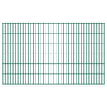 ZNTS 2D Garden Fence Panels & Posts 2008x1230 mm 4 m Green 272660