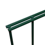 ZNTS 2D Garden Fence Panels & Posts 2008x1230 mm 18 m Green 272667