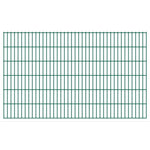ZNTS 2D Garden Fence Panels & Posts 2008x1230 mm 20 m Green 272668