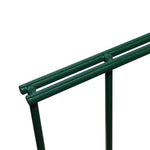 ZNTS 2D Garden Fence Panels & Posts 2008x1430 mm 14 m Green 272740
