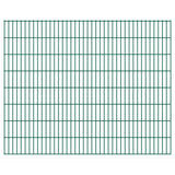 ZNTS 2D Garden Fence Panels & Posts 2008x1630 mm 28 m Green 272822