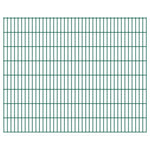 ZNTS 2D Garden Fence Panels & Posts 2008x1630 mm 34 m Green 272825