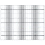 ZNTS 2D Garden Fence Panels & Posts 2008x1630 mm 10 m Grey 272838
