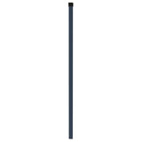 ZNTS 2D Garden Fence Panels & Posts 2008x1630 mm 18 m Grey 272842