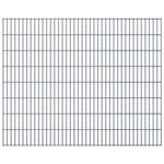 ZNTS 2D Garden Fence Panels & Posts 2008x1630 mm 18 m Grey 272842