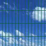 ZNTS 2D Garden Fence Panels & Posts 2008x1830 mm 14 m Green 272890