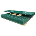 ZNTS 2D Garden Fence Panels & Posts 2008x1830 mm 22 m Green 272894
