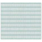 ZNTS 2D Garden Fence Panels & Posts 2008x1830 mm 22 m Green 272894