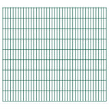 ZNTS 2D Garden Fence Panels & Posts 2008x1830 mm 28 m Green 272897