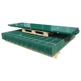 ZNTS 2D Garden Fence Panels & Posts 2008x1830 mm 30 m Green 272898