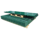 ZNTS 2D Garden Fence Panels & Posts 2008x1830 mm 34 m Green 272900